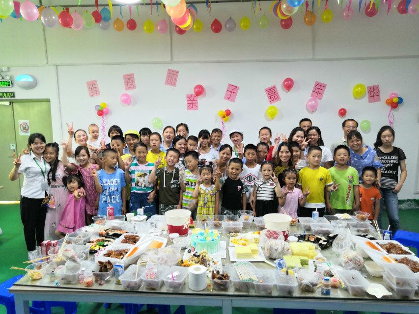 當(dāng)生產(chǎn)旺季迎來小候鳥，雅香麗百忙之中為員工舉辦親子活動(dòng)